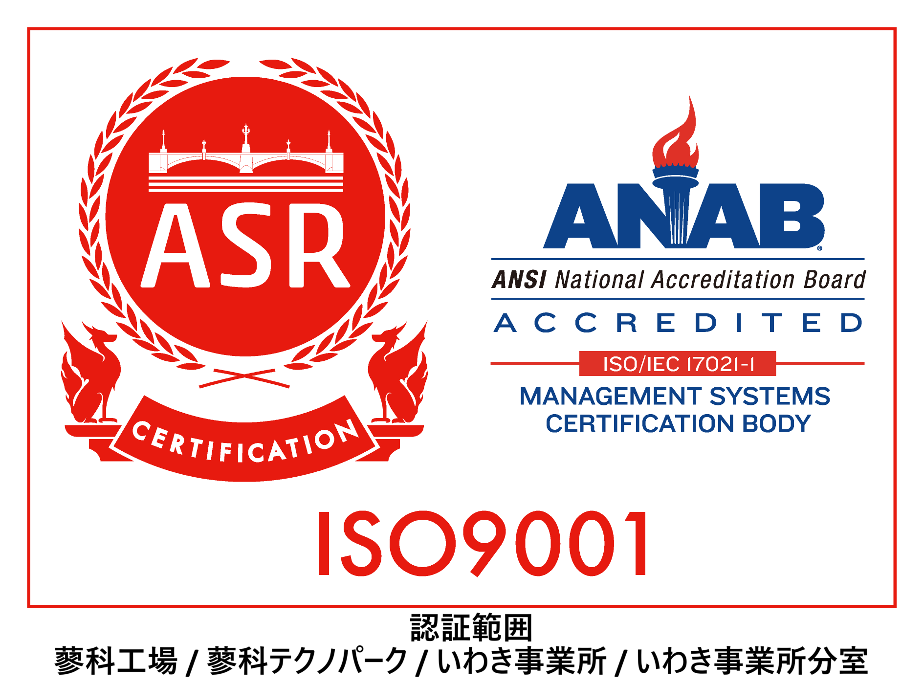 ISO9001マーク